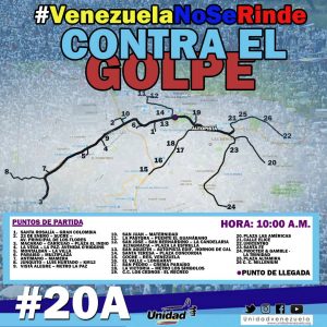 Venezuela Unidad Democratica 20 de Abril 2017