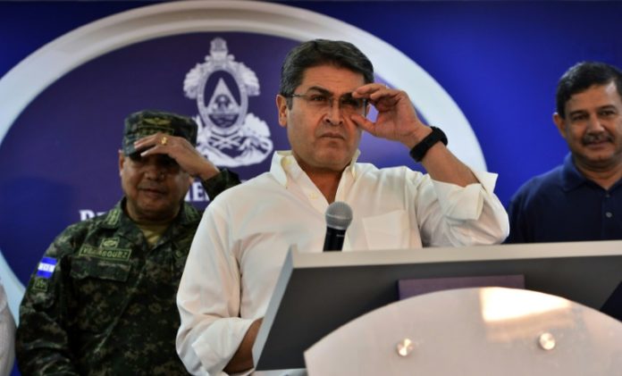 Presidente de Honduras viaja a EEUU para reunise con autoridades de seguridad
