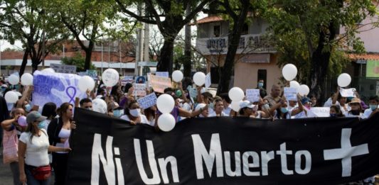 Protestas ante asesinatos de mujeres en Venezuela