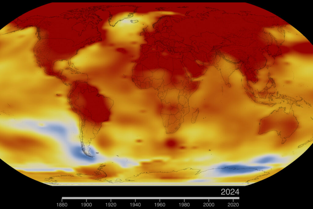 Análisis de la NASA 2024, el año con las temperaturas más altas jamás registradas