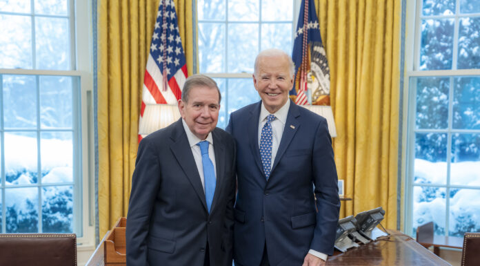 Edmundo González Urrutia se reúne con el presidente de Estados Unidos, Joe Biden