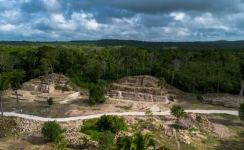 La antigua urbe maya de Ichkabal abrió sus puertas como zona arqueológica, en Quintana Roo. Foto CINAH Quintana Roo