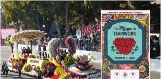 La magia del trabajo en equipo» iluminará el Desfile de las Rosas de Pasadena